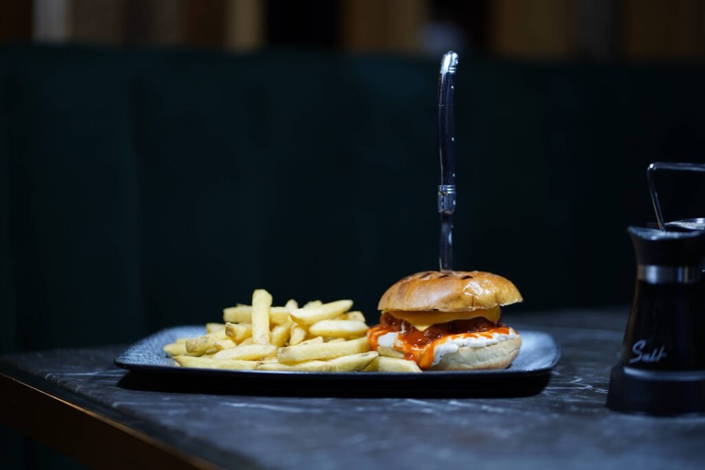 Truffle Buffalo Chicken Burger